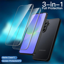Carica l'immagine nel visualizzatore di Gallery, JETech Cover Opaca 3 in 1 per Samsung Galaxy A36, Nero