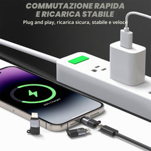 Carica l'immagine nel visualizzatore di Gallery, Adattatore audio OTG da USB C femmina a Lightning maschio, per iPhone 14, 13 Pro Max, per Apple Stick per iPad, cavo (3 