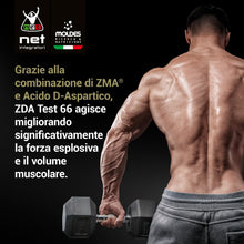 Carica l'immagine nel visualizzatore di Gallery, Net Integratori ZDA TEST 66 – 90 cps – Integratore Naturale Vitalità e Forza Maschile con ZMA® (Zinco e Magnesio) KSM-66