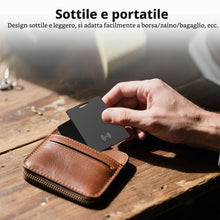 Carica l'immagine nel visualizzatore di Gallery, 2 Pezzi di Tracker per Portafoglio per Android, Smart Card di Tracciamento Ricaricabile Senza Fili, Carta di Tracciament