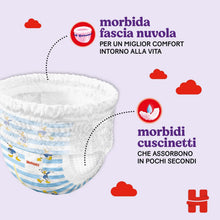 Carica l'immagine nel visualizzatore di Gallery, Huggies Little Movers Mutandina, 56 Pannolini Mutandina Taglia 5 (12-17 Kg)
