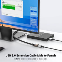 Carica l'immagine nel visualizzatore di Gallery, MOGOOD Cavo Prolunga USB 3.0 (2M) Maschio USB A a Femmina USB A 5Gbps