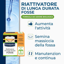 Carica l'immagine nel visualizzatore di Gallery, STARWAX Riattivatore lunga durata per fosse settiche 500g
