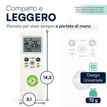 Carica l'immagine nel visualizzatore di Gallery, TEMPO DI SALDI Telecomando Universale Condizionatore multifunzione compatibile con oltre 1000 modelli, Telecomando Aria 