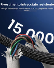 Carica l'immagine nel visualizzatore di Gallery, VENTION Cavo Micro USB USB A Micro USB Nylon 2.0, Cavo di Ricarica Android ad Alta Velocità Compatibile con Samsung Gala