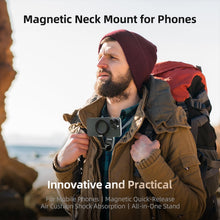 Carica l'immagine nel visualizzatore di Gallery, TELESIN Supporto Magnetico Selfie per Telefono da Collo, POV/VLOG Collana