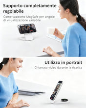 Carica l'immagine nel visualizzatore di Gallery, Caricatore Wireless 3 in 1 per iPhone, Apple Watch e AirPods
