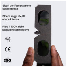 Carica l'immagine nel visualizzatore di Gallery, ORRO Occhiali per Eclissi Solare 40 mm, Confezione da 2/6/12, Protezione Oculare Certificata, Testati EN ISO 12312-2:201