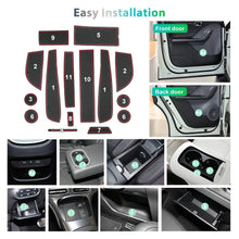 Carica l'immagine nel visualizzatore di Gallery, GAFAT Compatibile con Smart #1#3 EV 2023-2025 2026 Tappetini Antiscivolo, Smart 1 Smart 3 Tappetini Gomma per Console Ce