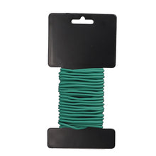 Carica l'immagine nel visualizzatore di Gallery, MIVOS Legacci per Piante 3 mm x 5 m - Filo metallico per Piante morbido verde - Supporto per Piante in Giardino - rivest
