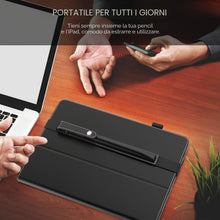 Carica l'immagine nel visualizzatore di Gallery, MoKo Cover compatibile con Apple Pencil, Nero | per Apple Pencil Pro/1ª/2ª gen/USB-C e stilo simili, dotato di fascia el