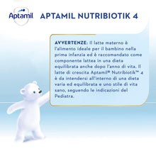 Carica l'immagine nel visualizzatore di Gallery, APTAMIL Nutribiotik 4, Latte di Crescita Liquido - 6x1L