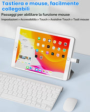 Carica l'immagine nel visualizzatore di Gallery, Adattatore Audio per DJI Mic da USB-C a Lightning/da Lightning a USB-A