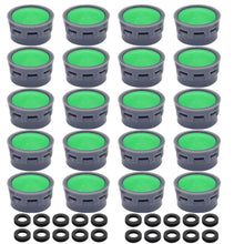 Carica l'immagine nel visualizzatore di Gallery, 20 Pezzi Filtro Rubinetto con Guarnizioni, Aeratore e Spina Filtro Acqua, Accessori Bagno e Parti di Ricambio per Bagni 