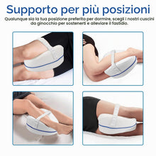 Carica l'immagine nel visualizzatore di Gallery, Cuscino per ginocchia per chi dorme sul fianco, cuscino ortopedico per gambe per dormire senza dolore, cuscino ergonomic