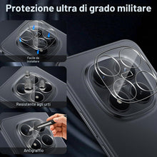 Carica l'immagine nel visualizzatore di Gallery, Pellicola Vetro Temperato per Xiaomi Redmi Note 15 Pro Plus 5G/Poco M8 Pro con Protezione Lente Pellicola Fotocamera, Du