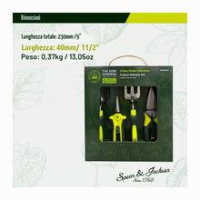 Carica l'immagine nel visualizzatore di Gallery, Spear &amp; Jackson Kew Gardens Urban Oasis Set Attrezzi Giardinaggio Balcone 4 Pezzi, Forbici, Cesoie Topiarie, Paletta e F