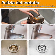 Carica l'immagine nel visualizzatore di Gallery, Lana d'acciaio 0000 contro i topi - MAQIHAN 15 pezzi Metal Polish Lana d'acciaio fine 0000 contro i ratti Steel Wool 000