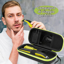 Carica l'immagine nel visualizzatore di Gallery, Guscio rigido da viaggio per Norelco Uomo Hybrid Trimmer e Rasoio (Verde)