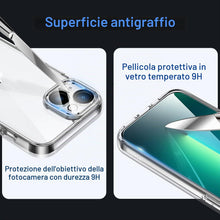 Carica l'immagine nel visualizzatore di Gallery, JETech Cover 5 in 1 per iPhone 13 mini, Anti-Ingiallimento, Trasparente