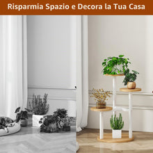 Carica l'immagine nel visualizzatore di Gallery, IBUYKE 4 Livelli Supporto per Piante da Interno, Bianco TMJ073R