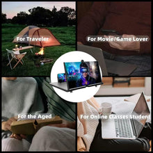 Carica l'immagine nel visualizzatore di Gallery, Lente ingrandimento smartphone,14 pollici 3D HD Amplificatore schermo cellulare, Ingranditore schermo smartphone,per gua