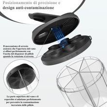 Carica l'immagine nel visualizzatore di Gallery, Hionxmga organizer per pillole con 7 grandi scomparti, contenitore per pillole da viaggio, organizer per integratori, co