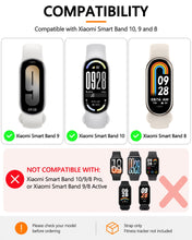 Carica l'immagine nel visualizzatore di Gallery, Cinturini per Xiaomi Smart Band 10/9/8, 3-12 Pezzi
