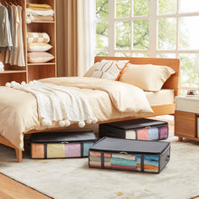 Carica l'immagine nel visualizzatore di Gallery, Lifewit Contenitori Sottoletto, Scatole Vestiti con Finestra Frontale Trasparente, Organizer per Armadi e Contenitori pe