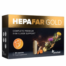 Carica l'immagine nel visualizzatore di Gallery, Sensilab Hepafar Gold Premium, 30 capsule