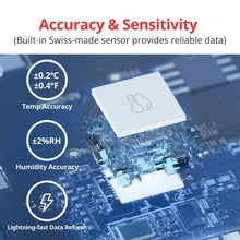 Carica l'immagine nel visualizzatore di Gallery, SwitchBot Termometro Igrometro Ambiente - Umidità e Temperatura Interno Bluetooth per Casa, Sensore di Rugiada/VPD/Umidi