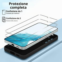 Carica l'immagine nel visualizzatore di Gallery, Vauki Cover Compatibile con Samsung Galaxy S22 5G con 2 Pezzi Pellicola Vetro Temperato, Gomma Gel di Silicone Liquida A