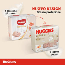 Carica l'immagine nel visualizzatore di Gallery, Huggies Extra Care Neonato, 28 Pannolini, Taglia 1 (2-5Kg)
