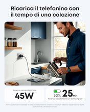 Carica l'immagine nel visualizzatore di Gallery, Anker Nano 45W caricatore USB C compatto e pieghevole