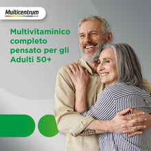 Carica l'immagine nel visualizzatore di Gallery, Multicentrum Adulti 50+, Integratore Multivitaminico Completo, 90 Compresse