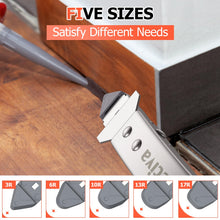 Carica l'immagine nel visualizzatore di Gallery, Preciva Silicone Kit di Utensili per Calafataggio 4 in 1 Scopino per Calafataggio in Acciaio Inox Scopino di Gomma di Ri