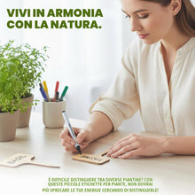 Carica l'immagine nel visualizzatore di Gallery, 40 Pezzi Etichette Per Piante, Bambù Pianta, Accessori da Giardino, Etichette a Forma di T, Cartellini per Impermeabili,