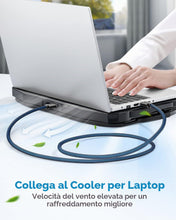 Carica l'immagine nel visualizzatore di Gallery, ANDTOBO Cavo Con Doppio USB, Cavo USB 3.0 Doppio Maschio Compatibile Con Alloggiamenti Del Disco Rigido Lettore DVD (0.5