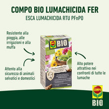 Carica l'immagine nel visualizzatore di Gallery, COMPO BIO Antilumache Fer®, Lumachicida in granuli, Pronto Uso, 200g