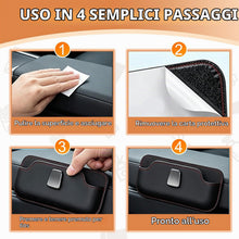 Carica l'immagine nel visualizzatore di Gallery, Organizer Auto, Portaoggetti Auto con Velcro, Accessori Auto Interno per Telefono Occhiali Carte, Porta Oggetti per Auto