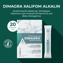 Carica l'immagine nel visualizzatore di Gallery, Dimagra Xalifom Alkalin - Magnesio Calcio Potassio Dieta Keto - 20 Stick 8g