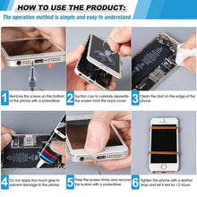 Carica l'immagine nel visualizzatore di Gallery, Colla per Cellulari Kit di Riparazione Schermo, Adesivo Trasparente per Display Smartphone con Attrezzi, Impermeabile e 