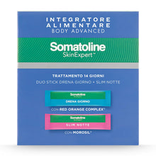 Carica l'immagine nel visualizzatore di Gallery, Somatoline SkinExpert, Integratore Body Advanced, Integratore Drenante Snellente a base di Morosil e Red Orange Complex,