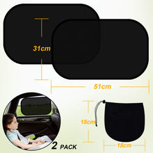 Carica l'immagine nel visualizzatore di Gallery, WIN.MAX Parasole Auto Bambini Tendine Parasole Auto Universali Tendine Parasole Auto Finestrini Laterali Parabrezza per 
