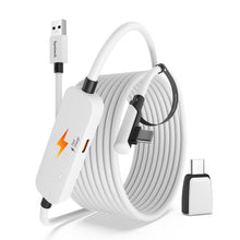 Carica l'immagine nel visualizzatore di Gallery, Syntech VR Cavo Link con Ricarica 5M Compatibile con Meta Quest 3S/Quest 3/Oculus Quest2 Accessori, Cavo Link USB 3.0 co