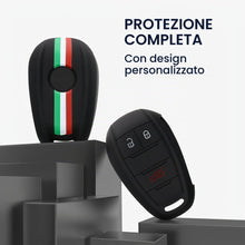 Carica l'immagine nel visualizzatore di Gallery, kwmobile Custodia Coprichiave Compatibile con Alfa Romeo con 3 tasti controllo remoto Cover - Copritelecomando Chiave Au