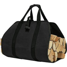 Carica l'immagine nel visualizzatore di Gallery, ZONSUSE Borsa per Legna da Ardere in Tela Impermeabile, Borsa Portatile per Legna, Sacca Pieghevole da Camino, Borsa por