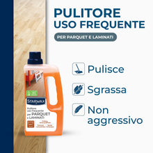 Carica l'immagine nel visualizzatore di Gallery, STARWAX Detergente Delicato per Parquet e Pavimenti Laminati 1L