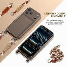 Carica l'immagine nel visualizzatore di Gallery, Coiwxmoi Cover per iPhone 17 Pro con Cordino, Custodia Doux Silicone con Regolabile Collana Ultra Sottile Antiurto AntiG