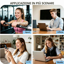 Carica l'immagine nel visualizzatore di Gallery, Cuffie con Filo, Auricolari con Filo USB C con Microfono, Hi-Fi Stereo Auricolari USB C con filo In-Ear Cuffie (Nero)